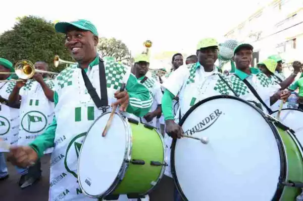 FIFA Accused Of Refusing Super Eagles’ Fans From Entering The Stadium With Drums